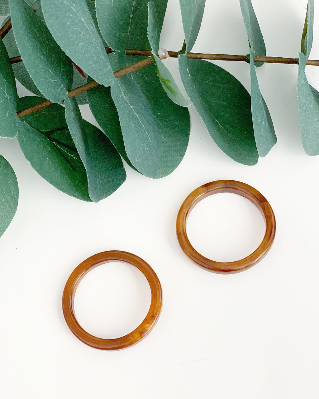 Tortoise Front Hoops - Resonate Jewelry