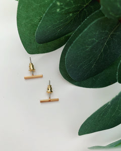 Gold Post Studs - Resonate Jewelry